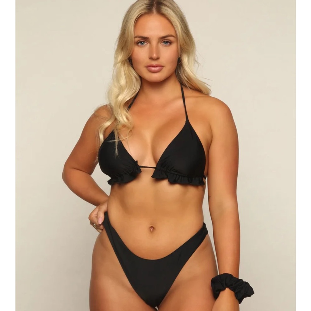 NEW: Sunny Bunny Ellie Swim Set in Onyx Black